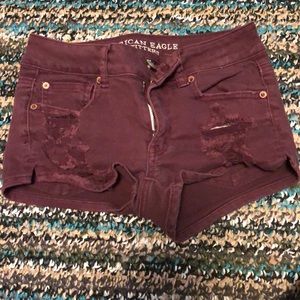 Maroon shorts